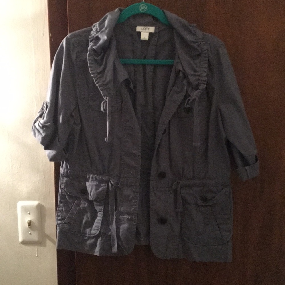 Blue Cotton Loft Spring Jacket